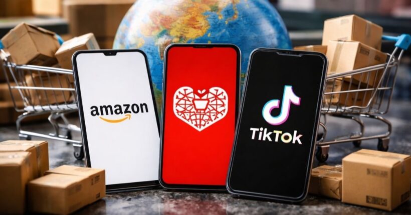 Amazon, Pinduoduo и TikTok водат GMV рангирање за 2025 година